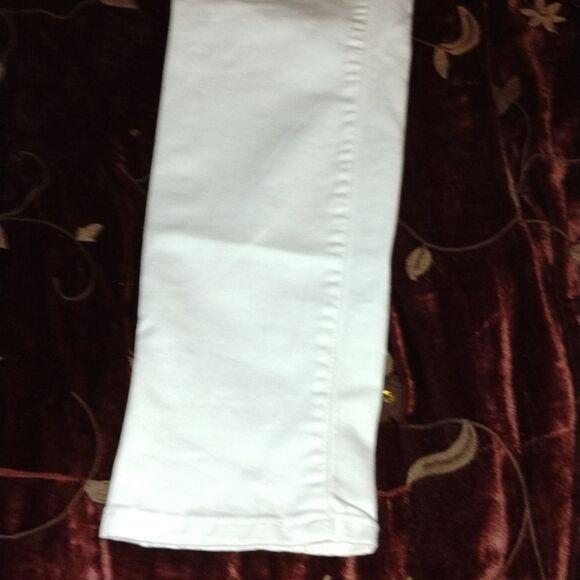 Royalty For Me Women's Cream Straight Leg Jeans - Picture 3 of 9